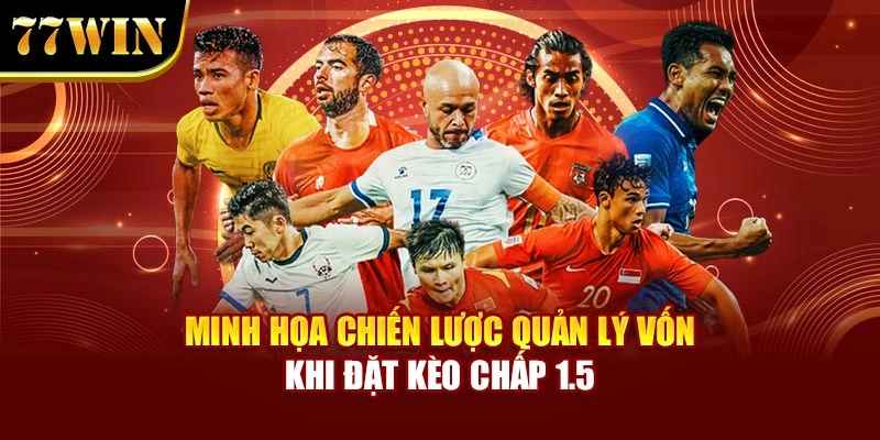 Minh họa chiến lược quản lý vốn khi đặt kèo chấp 1.5